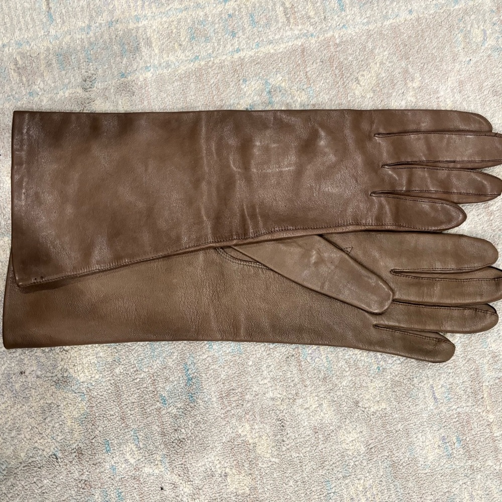 VINTAGE Van Raalte Cabretta Leather Gloves size 8